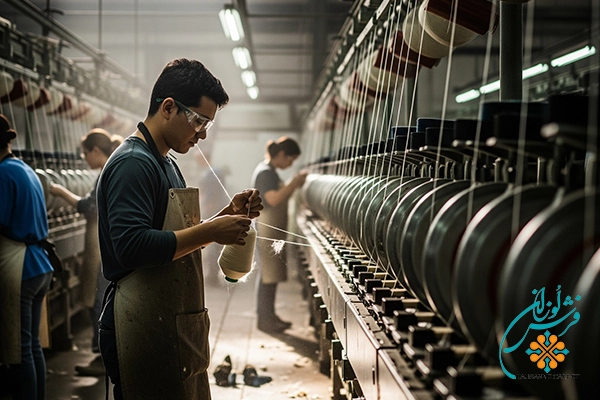 spinning yarn